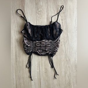 Dolls kill Lacey crop top